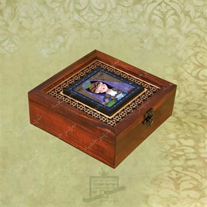 جعبه چوبی (طرح H1*1*20)-آجیل و خشکبار،دمنوش،گز و شکلات،کادو