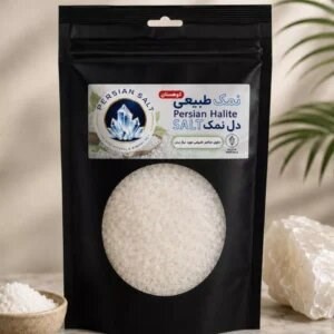 دل نمک طبیعی بدون یُد پرشین ۷۰۰ گرمی پک ۱۰ عددی