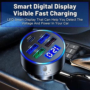 شارژر فندکی 35 وات اکی یس مدل USB3QC3PD1