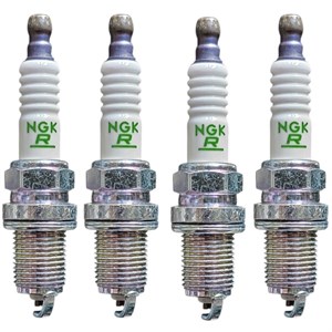شمع خودرو ان جی کی مدل یورو ۲ کد BKR6E11 پایه کوتاه مناسب برای پراید بسته ۴ عددی