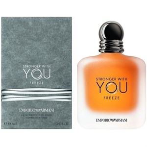 عطر ادو تویلت مردانه جورجیو آرمانی مدل Stronger With You Freeze حجم ۱۰۰ml کد 2017