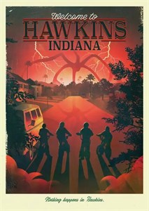 متال پوستر سریال Stranger Things کد N603
