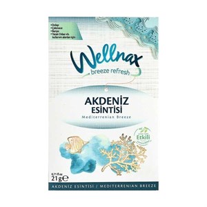 پودر خوشبو کننده کمد لباس ولناکس Wellnax رایحه دریایی AKDENIZ ESINTISI حجم 21 گرم