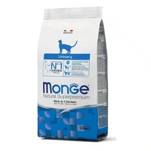 غذای خشک گربه مونژ مدل یورینری کر با طعم مرغ Monge Urinary Care Cat Food With Chicken وزن 1.5 کیلوگرم