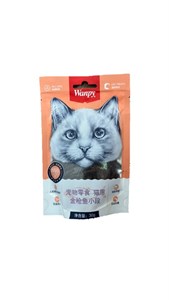 تشویقی گربه ونپی چینی نویس مدل فیله ماهی تن Chicken Tuna slices وزن 30 گرم