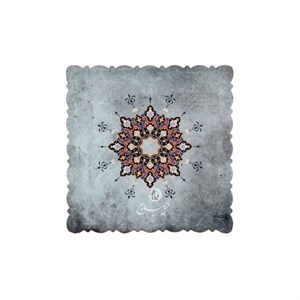 رومیزی مخمل طرح خورشید - ابعاد 30 در 30