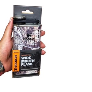 قمقمه کتابی استنلی طرح استتار Stanley Wide Mouth Flask Mossy OAK 230 CC
