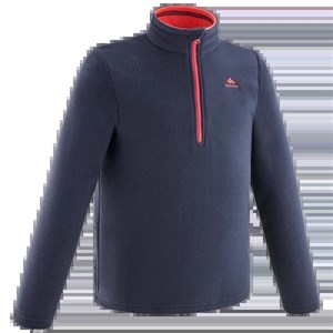 پلار نیم زیپ کچوا بچه گانه مدل Quechua Fleece MH100 Kid