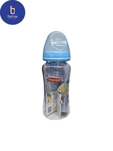 شیشه شیر پیرکس 240 میل دارای کاور بیبی لند کد 354
