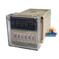 تایمر تابلویی مولتی رنج 8 پایه دیجیتال دو زمانه مدل DH48S-S