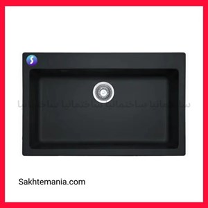 قیمت سینک گرانیتی تک لگن 88٪ کوارتز 90×50 | عمق 23گارانتی تعویضخرید از شرکت اصلی