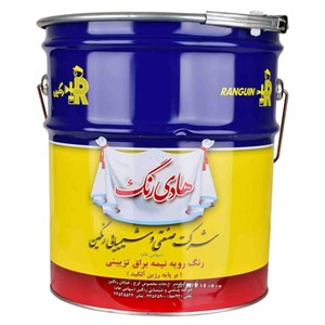 خرید رنگ روغنی سفید نیم براق هادی حلب 20 کیلویی | قابل شستشو برای سطوح گچی، سیمانی و فلزی-قیمت