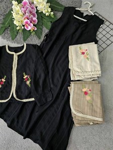 کت و سارافون مدل کوکی با کیفیت فری سایز