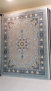 فرش ۷۰۰ شانه طرح روژینا دودی کاشان – تراکم ۲۵۵۰.