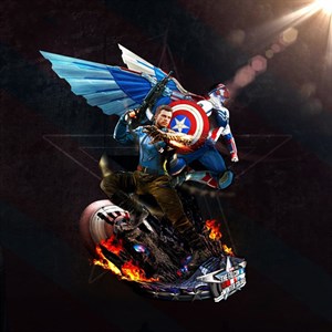 فایل سه‌بعدی اکشن‌فیگور Winter Soldier and Falcon