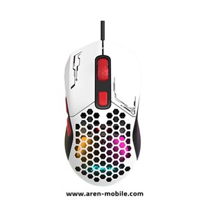 موس گیمینگ با سیم رنگ سفید مدل Xtrike Me GM‑316W