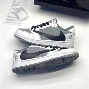 کفش نایک ایر جردن وان لو تراویس اسکات پلی‌استیشن Nike Air Jordan 1 Low Travis Scott PlayStation