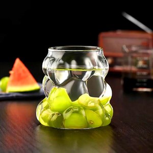 لیوان برفی لیوان حبابی یک عددی جنس بلور با کیفیت و شیک