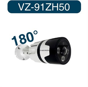 دوربین مداربسته بالت فلزی ویزیترون مدل VZ-91ZH50 کیفیت 5MP لنز ۱۸۰ درجه دید در شب رنگی