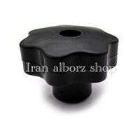 گل مهره پلاستیکی راه به در مدل هفت پر m10 قطر 5 سانتی‌متر کد 00202563