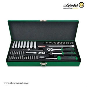 جعبه بکس تاپ تول 50 پارچه 1/4 اینچ مدل GCAD5005