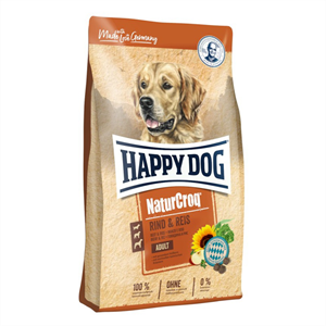 غذای خشک سگ هپی داگ ادالت گوشت و برنج Happy Dog Naturcroq Adult Beef & Rice