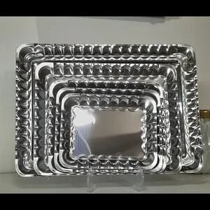 سینی استیل مستطیل سایز4