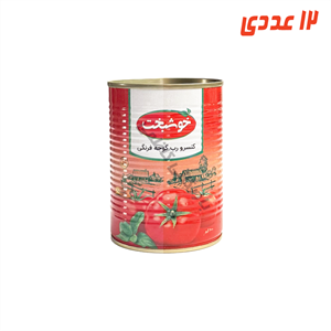 رب گوجه  فرنگی قوطی 400 گرم خوشبخت