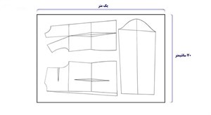 الگو خیاطی بالا تنه و آستین زنانه متد مولر سایز 52