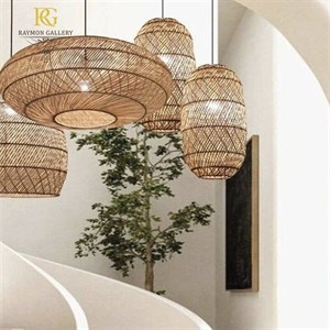 لوستر حصیری کلاسیک
