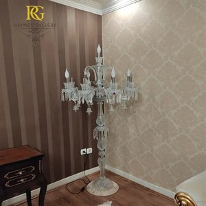 کنار سالنی بلوری 7 شاخه سبک باکارات