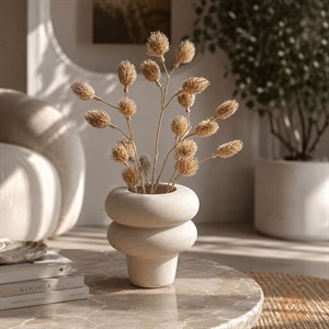 گلدان حلقه ای پایه دار