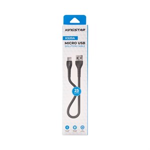 کابل تبدیل کوتاه USB به MICROUSB کینگ استار مدل K520A