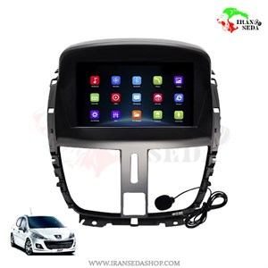 مانیتور پژو 207 فابریک اندرویدی 7 اینچی رم 2 حافظه 32 carply