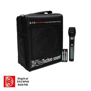 اکو همراه 6 اینچ تکنو سوند مدل PTR4 با میکروفن بیسیم