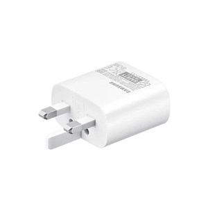 شارژر دیواری سه پین PD و فست تک پورت Samsung مدل EP-TA800 25W مجهز به فناوری NFC - اصلی - سفید - DST (گارانتی 12 ماهه DS