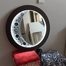 تابلو آینه ماه دکوری
