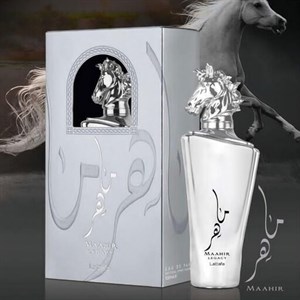 عطر ادکلن لطافه ماهر لگاسی نقره‌ای 100 میل  Lattafa Maahir Legacy اصل