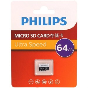 کارت حافظه میکرو فیلیپس ۶۴ گیگابایت مدل Ultra Speed U3 A1 V30