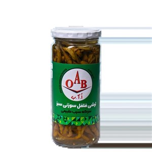 ترشی فلفل سوزنی سبز ۵۰۰ گرمی