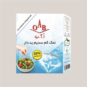 نمک کم سدیم ید دار اُ آ ب - 400 گرم