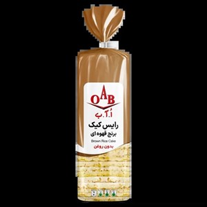 رایس کیک برنج قهوه ای ۱۰۰ گرمی اُ آ ب