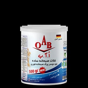 قوطی فلزی جو دوسر پرک صبحانه فوری ۵۰۰ گرمی  اُ آ ب