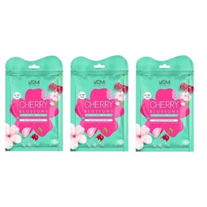 ماسک صورت وارمی مدل شکوفه گیلاس حجم 45 میلی لیتر بسته 3 عددی