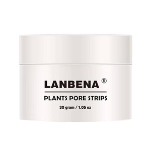 ماسک پاک کننده بینی کرمی لنبنا مدل PLANTS وزن 30 گرم بسته 60 عددی کوچک‌کننده منافذ، رفع جوش سرسیاه، ضد حساسیت و مناسب استفاده روزانه