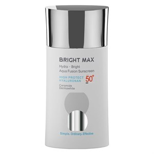 کرم ضدآفتاب بدون رنگ برایت مکس SPF50 مدل آکوا فیوژن ‌مناسب انواع پوست، حجم 50 میلی‌لیتر