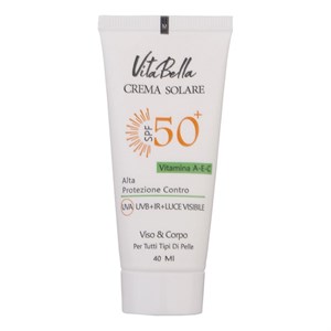 کرم ضدآفتاب بی‌رنگ ویتابلا  SPF50 مدل 001 مناسب انواع پوست، حجم 40 میلی‌لیتر