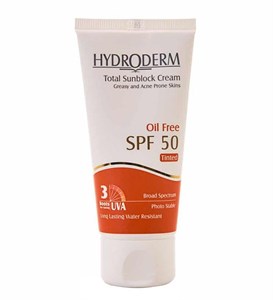 کرم ضدآفتاب هیدرودرم مدل Medium Beige SPF50، حجم 50 میلی‌لیتر