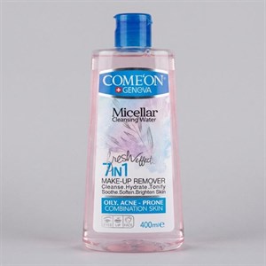 آب پاک کننده آرایش صورت کامان مدل OILY SKIN حجم 400 میلی لیتر