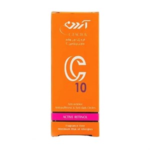 کرم ضد چروک دور چشم آردن سی فکتور مدل C10 حجم 15 میلی لیتر